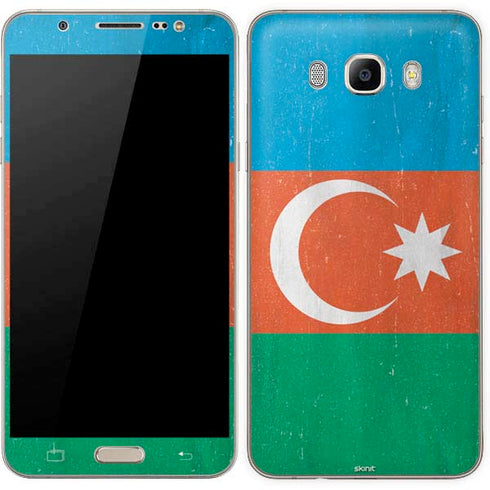 Azerbaijan Flag Distressed Galaxy J7 Skin
