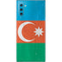 Azerbaijan Flag Distressed Galaxy Note 10 Skin
