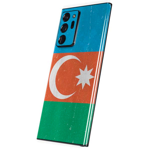 Azerbaijan Flag Distressed Galaxy Note20 Ultra 5G Skin