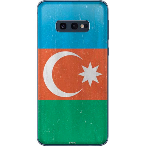 Azerbaijan Flag Distressed Galaxy S10e Skin
