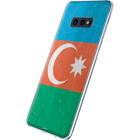 Azerbaijan Flag Distressed Galaxy S10e Skin