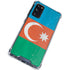Azerbaijan Flag Distressed Galaxy S20 FE Clear Case