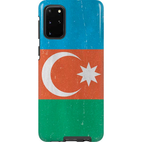 Azerbaijan Flag Distressed Galaxy S20 Plus Pro Case
