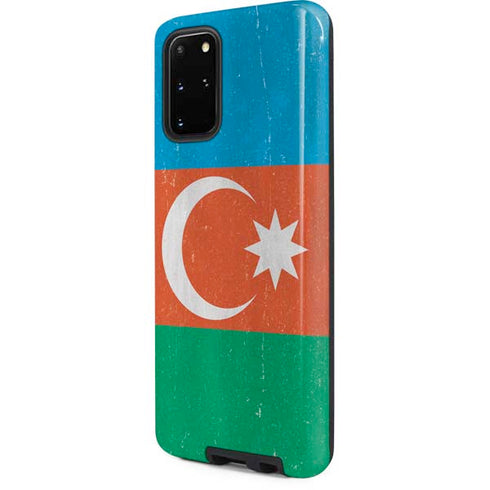 Azerbaijan Flag Distressed Galaxy S20 Plus Pro Case