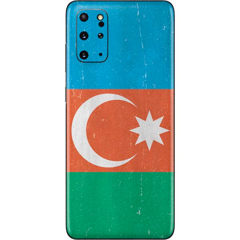 Azerbaijan Flag Distressed Galaxy S20 Plus Skin