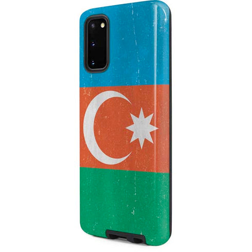 Azerbaijan Flag Distressed Galaxy S20 Pro Case