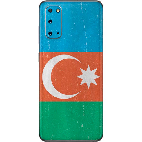 Azerbaijan Flag Distressed Galaxy S20 Skin