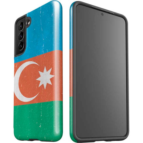 Azerbaijan Flag Distressed Galaxy S21 5G Pro Case