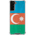 Azerbaijan Flag Distressed Galaxy S21 FE Clear Case