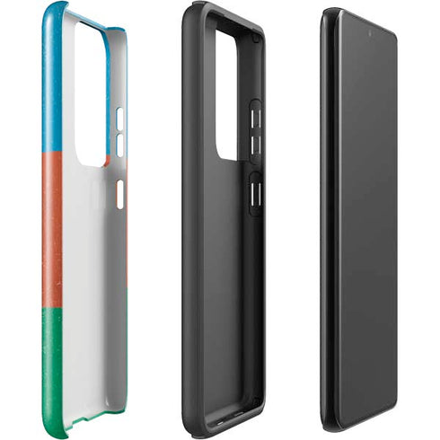 Azerbaijan Flag Distressed Galaxy S21 Ultra 5G Pro Case