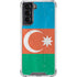 Azerbaijan Flag Distressed Galaxy S22 Clear Case