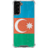 Azerbaijan Flag Distressed Galaxy S22 Plus Clear Case