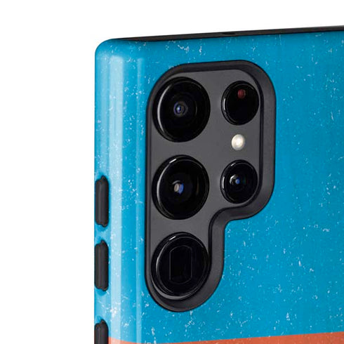 Azerbaijan Flag Distressed Galaxy S22 Ultra Pro Case