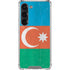 Azerbaijan Flag Distressed Galaxy S23 Clear Case