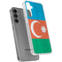 Azerbaijan Flag Distressed Galaxy S24 Plus Clear Case