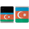 Azerbaijan Flag Distressed Galaxy Z Flip4 5G Skin