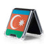 Azerbaijan Flag Distressed Galaxy Z Flip5 5G Clear Case
