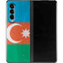 Azerbaijan Flag Distressed Galaxy Z Fold3 5G Skin