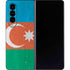 Azerbaijan Flag Distressed Galaxy Z Fold4 5G Skin