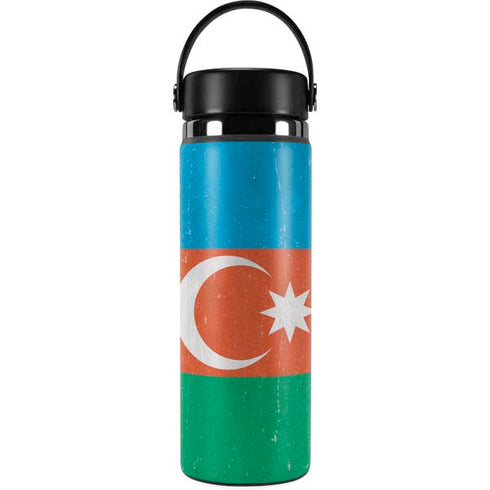 Azerbaijan Flag Distressed Hydro Flask 20oz Wide Mouth Skin
