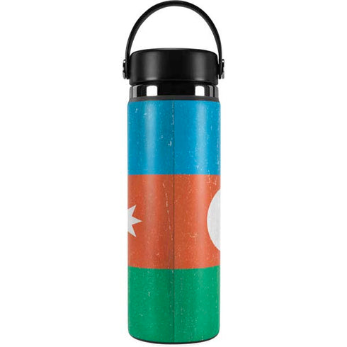 Azerbaijan Flag Distressed Hydro Flask 20oz Wide Mouth Skin