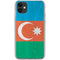 Azerbaijan Flag Distressed iPhone 11 Clear Case