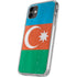 Azerbaijan Flag Distressed iPhone 11 Clear Case