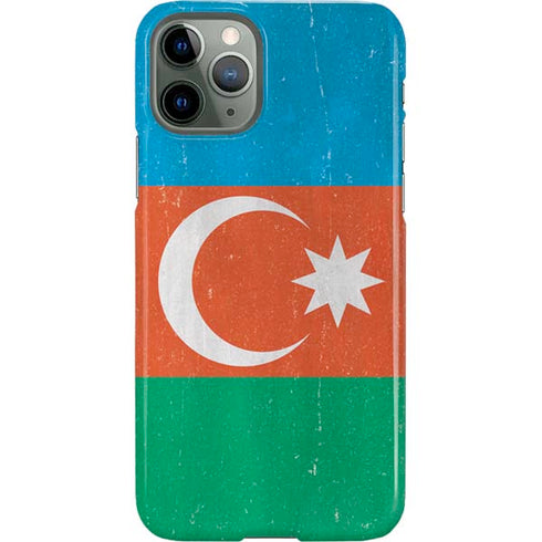 Azerbaijan Flag Distressed iPhone 11 Pro Lite Case