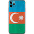 Azerbaijan Flag Distressed iPhone 11 Pro Max Skin
