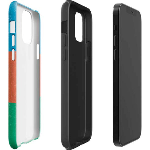 Azerbaijan Flag Distressed iPhone 12 Impact Case