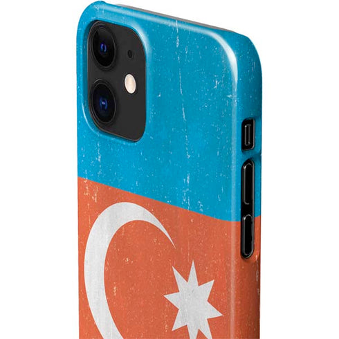 Azerbaijan Flag Distressed iPhone 12 Mini Lite Case