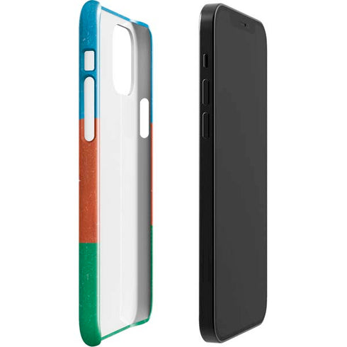 Azerbaijan Flag Distressed iPhone 12 Mini Lite Case