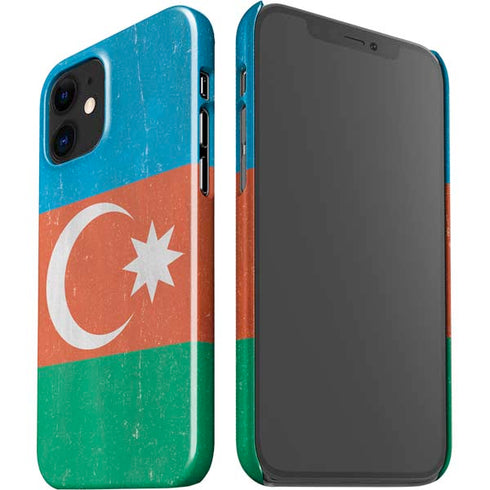 Azerbaijan Flag Distressed iPhone 12 Mini Lite Case