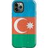 Azerbaijan Flag Distressed iPhone 12 Pro Impact Case