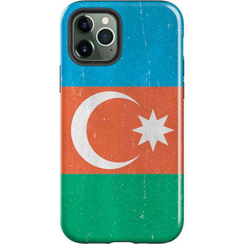 Azerbaijan Flag Distressed iPhone 12 Pro Max Impact Case