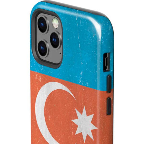 Azerbaijan Flag Distressed iPhone 12 Pro Max Impact Case