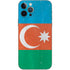 Azerbaijan Flag Distressed iPhone 12 Pro Skin