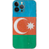 Azerbaijan Flag Distressed iPhone 13 Pro Max Skin