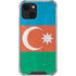 Azerbaijan Flag Distressed iPhone 14 Clear Case