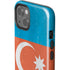 Azerbaijan Flag Distressed iPhone 15 Impact Case