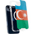 Azerbaijan Flag Distressed iPhone 14 Plus MagSafe Case