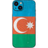 Azerbaijan Flag Distressed iPhone 14 Plus Skin