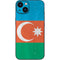 Azerbaijan Flag Distressed iPhone 15 Plus Skin