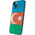 Azerbaijan Flag Distressed iPhone 15 Plus Skin