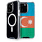 Azerbaijan Flag Distressed iPhone 14 Pro MagSafe Case