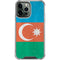 Azerbaijan Flag Distressed iPhone 14 Pro Max Clear Case