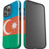 Azerbaijan Flag Distressed iPhone 15 Pro Max Impact Case