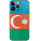 Azerbaijan Flag Distressed iPhone 14 Pro Skin