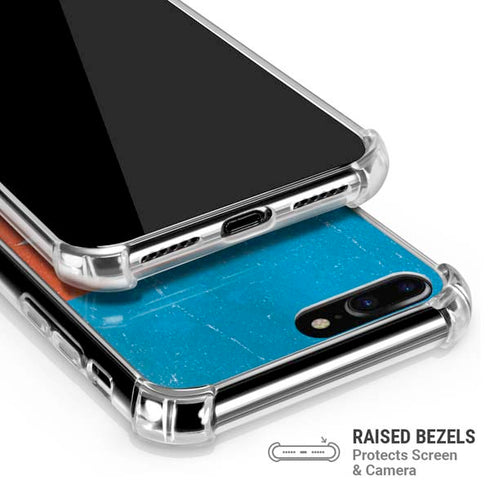 Azerbaijan Flag Distressed iPhone 7/8 Plus Clear Case