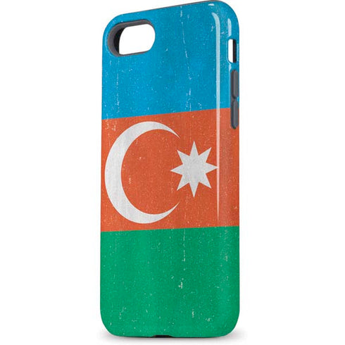 Azerbaijan Flag Distressed iPhone 7 Pro Case
